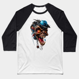 Mystic Skullscape from the Gothic Labyrinth Baseball T-Shirt